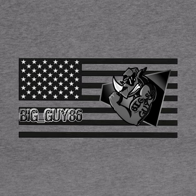 Black and white flag with logo by Big_guy86